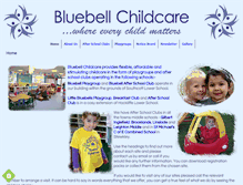 Tablet Screenshot of bluebellchildcare.co.uk